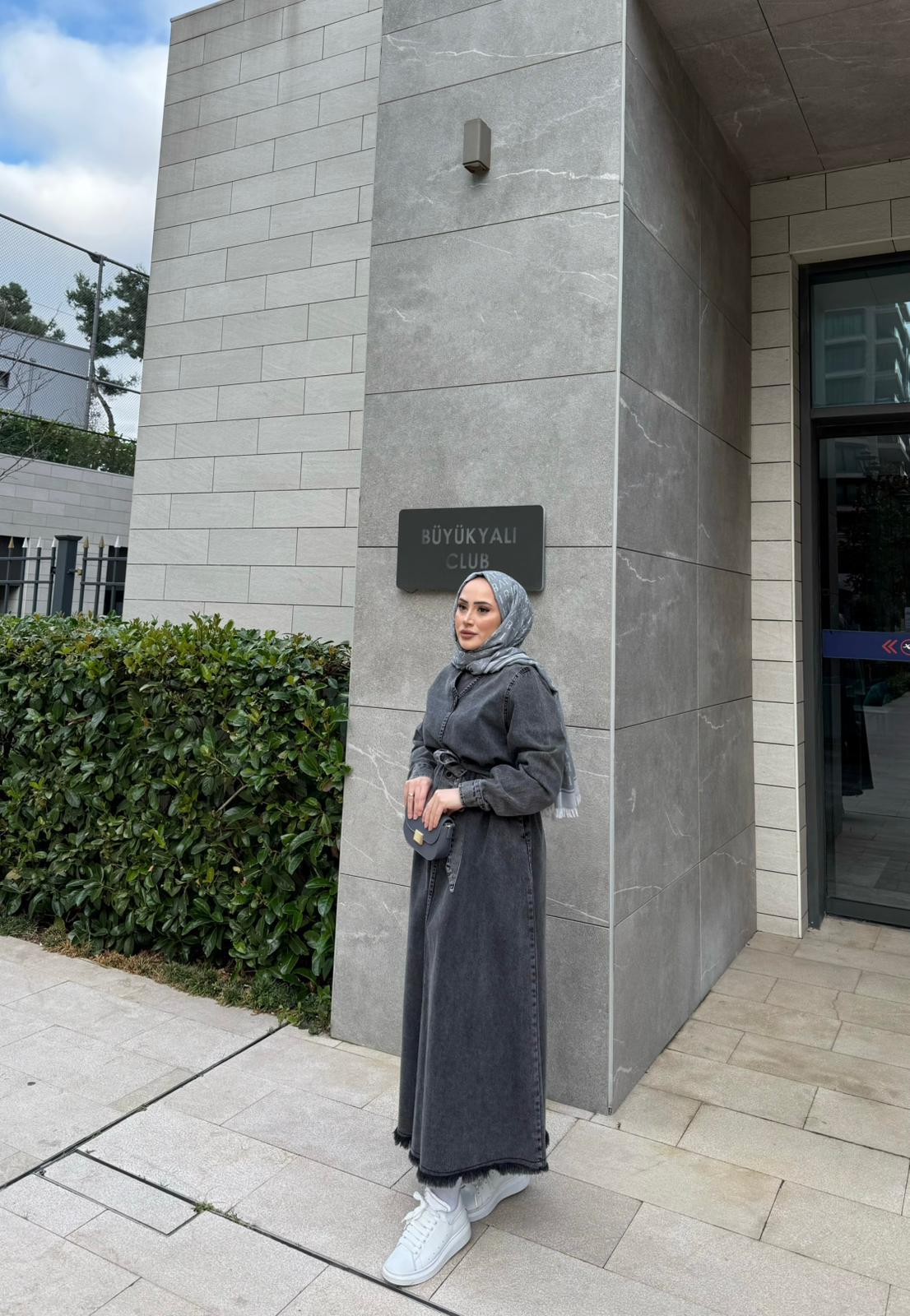 elbs-1521H&R ButikLessa Kot Elbise