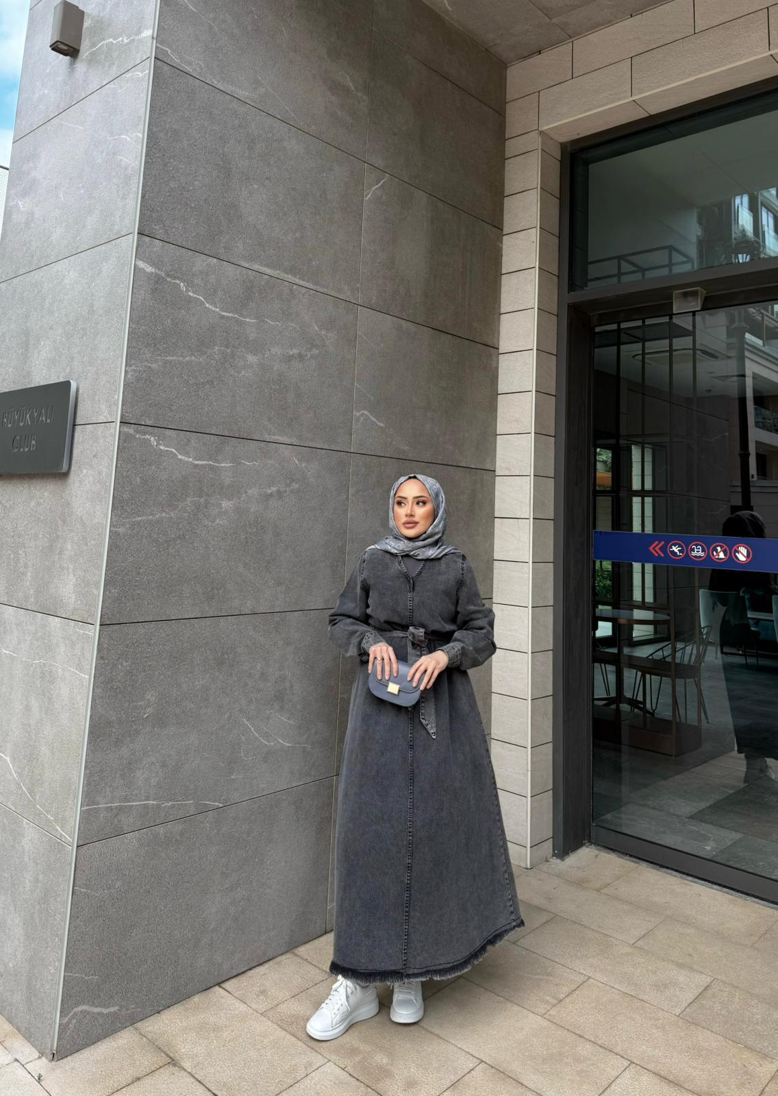 elbs-1521H&R ButikLessa Kot Elbise