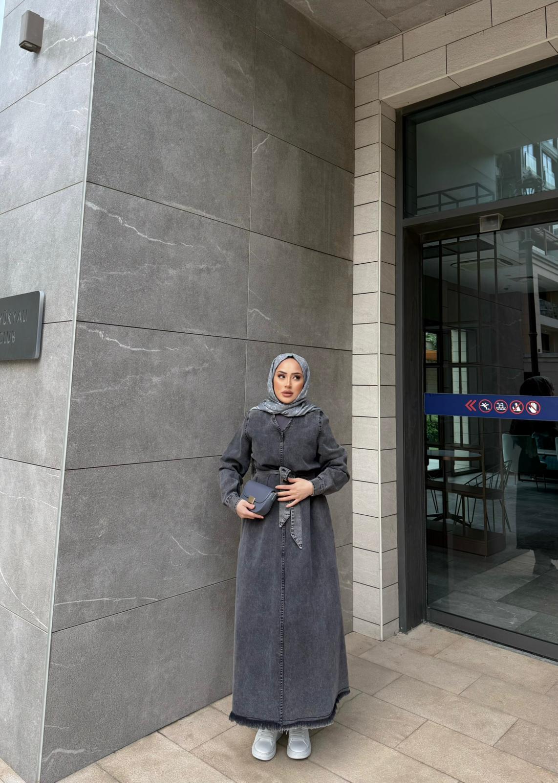 elbs-1521H&R ButikLessa Kot Elbise