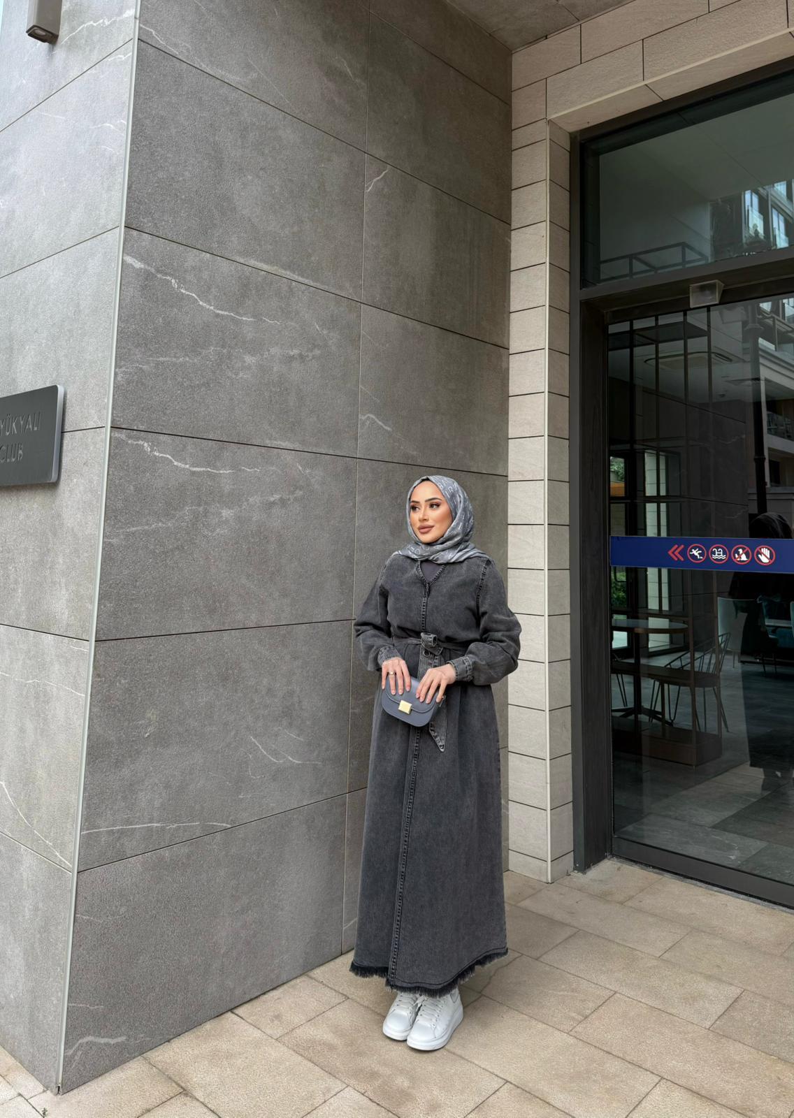 elbs-1521H&R ButikLessa Kot Elbise