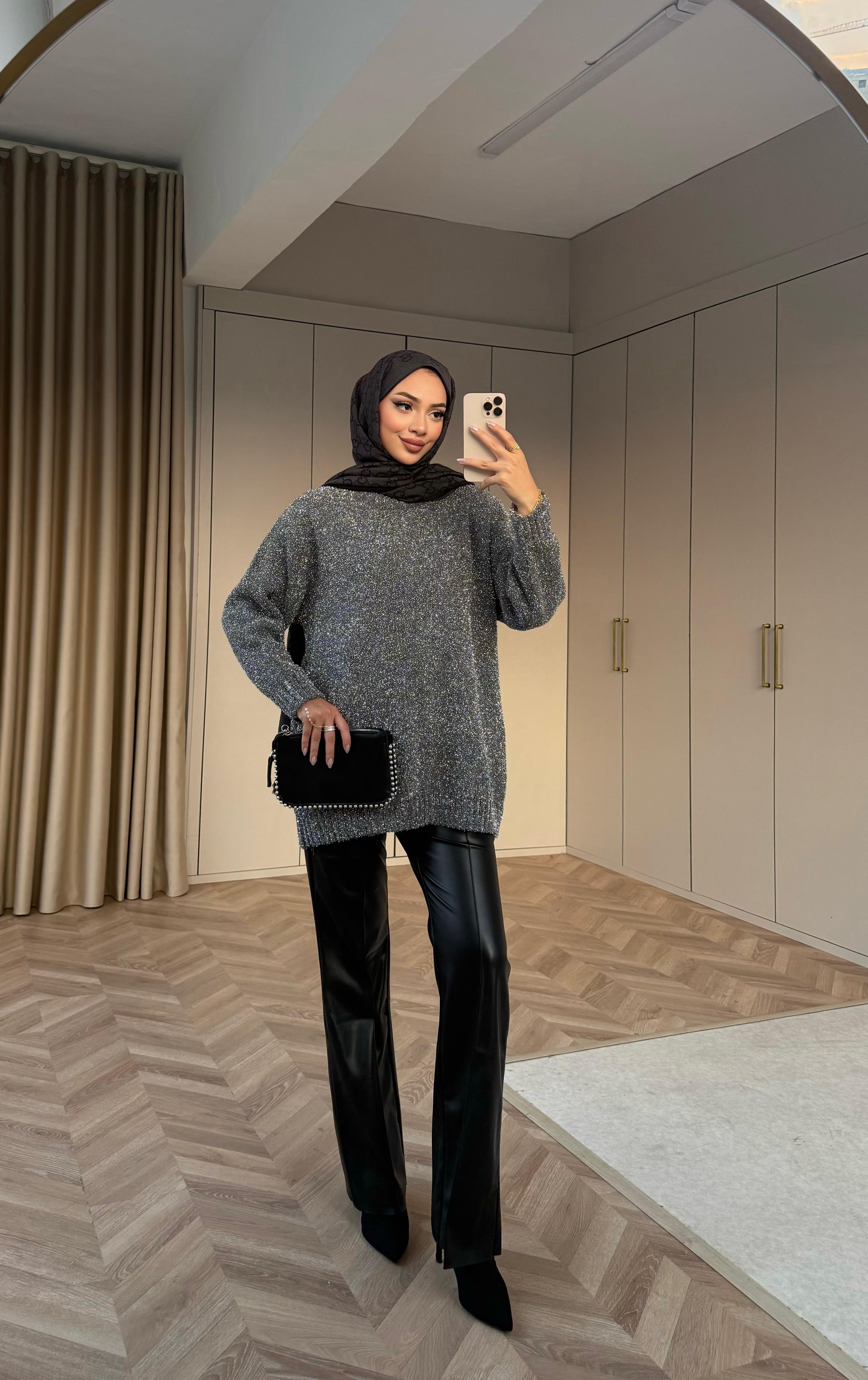 KAZK-590H&R ButikSimli Kazak Silver