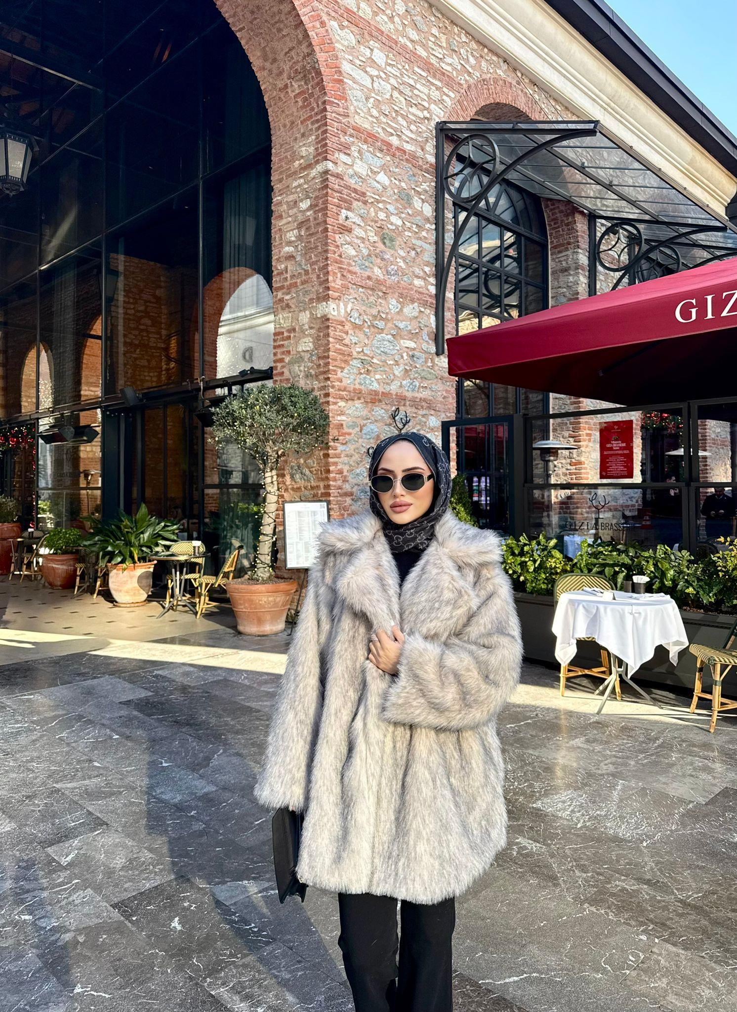 MT0170H&R ButikSesa Lüx Mont Kırçıklı Bej Siyah
