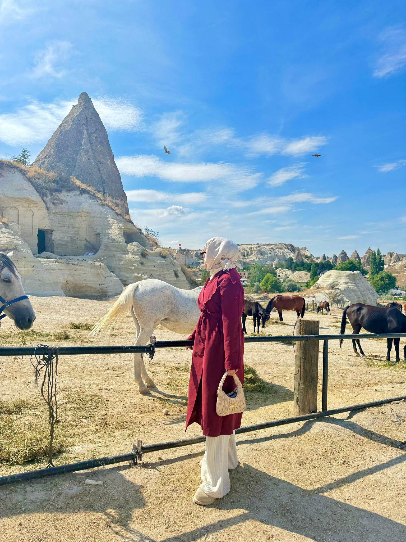 Trenc-55H&R ButikWeqa Uzun Trenç Bordo