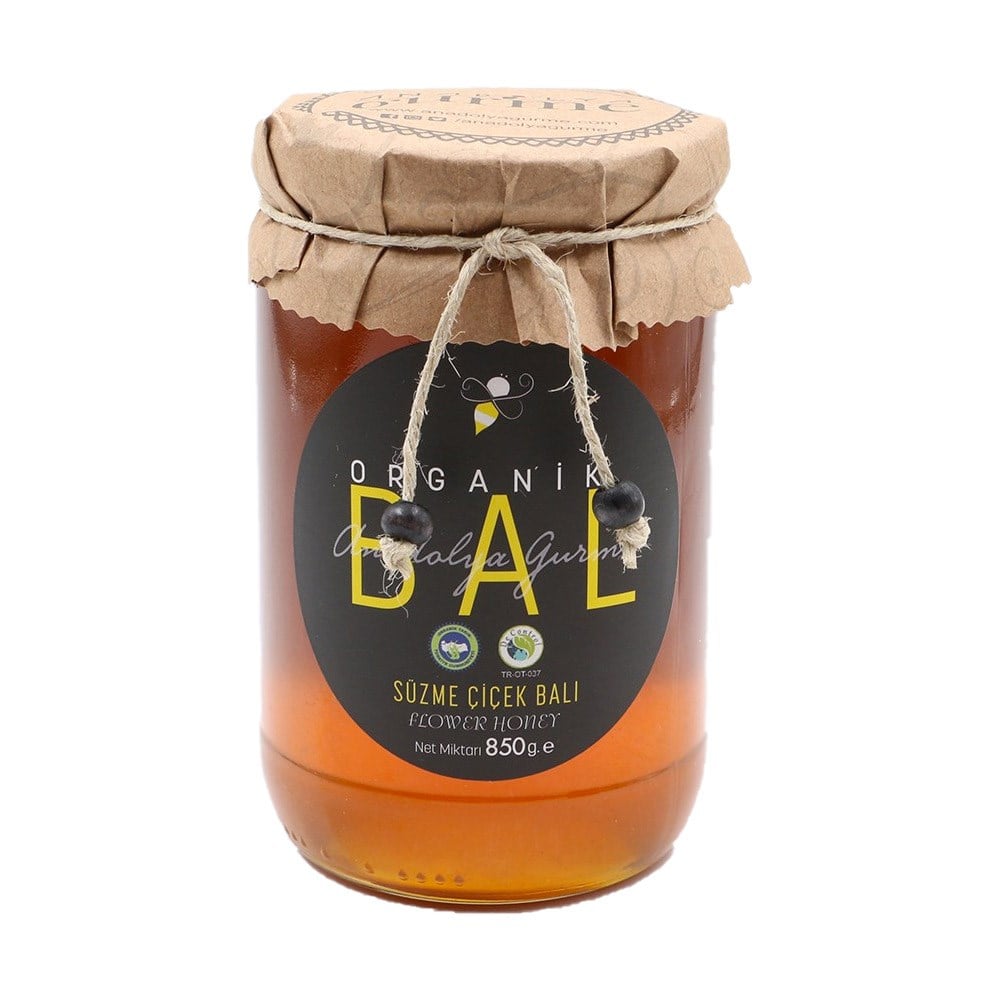ANADOLYA GURME ORGANİK SÜZME ÇİÇEK BALI 850 GR