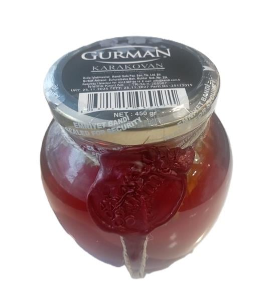 GURMAN KARAKOVAN SÜZME PETEKLİ BAL 450 GR