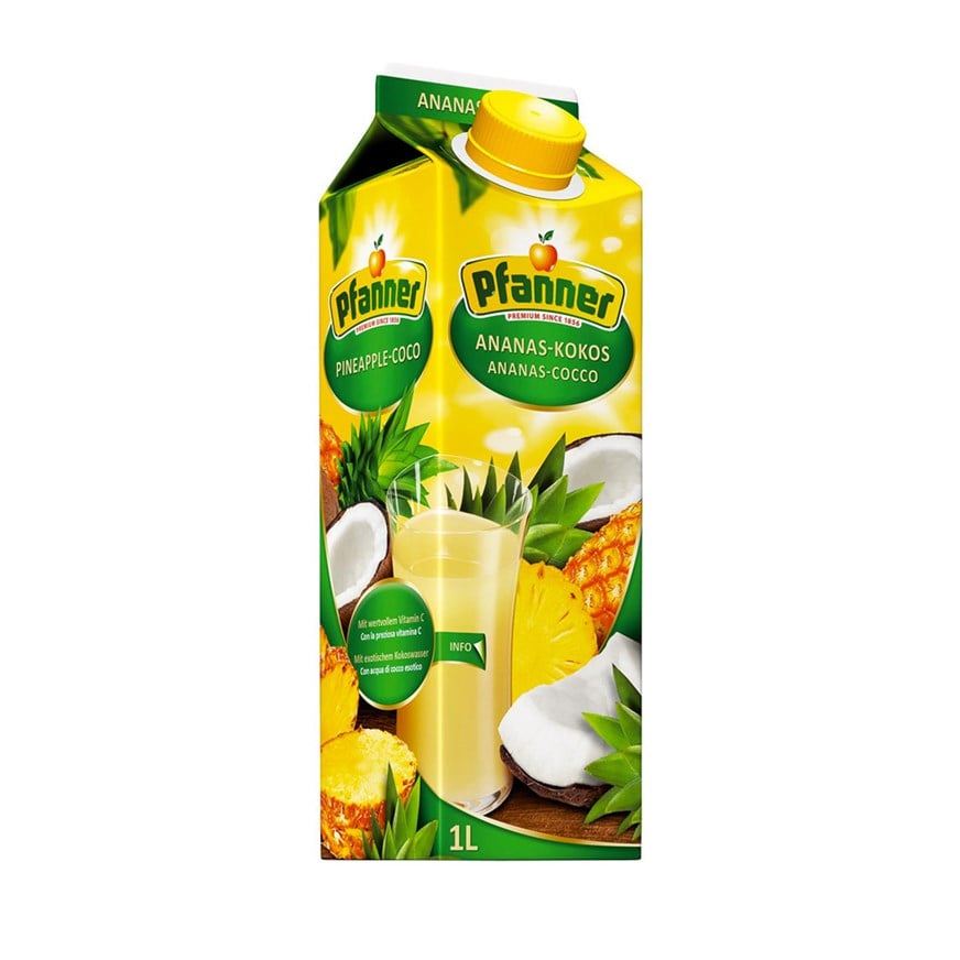 PFANNER ANANAS KOKOS 1 LT