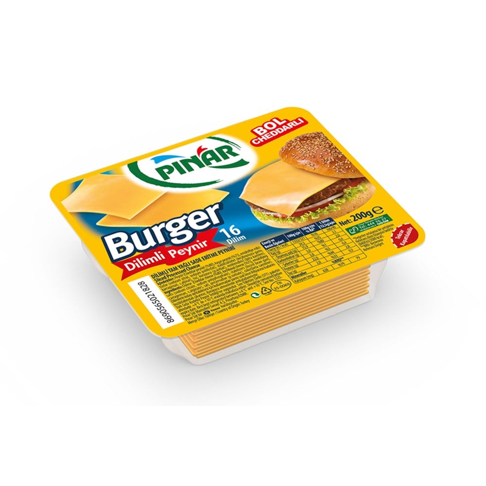 PINAR BURGER DİLİMLİ 200 GR