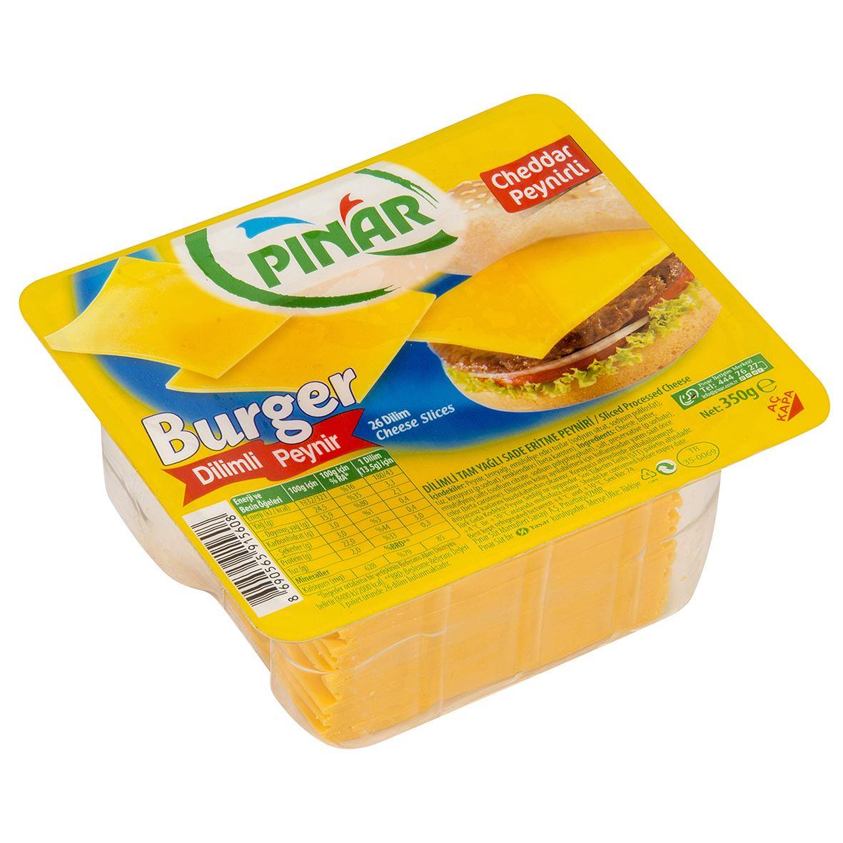 PINAR BURGER DİLİMLİ 350 GR