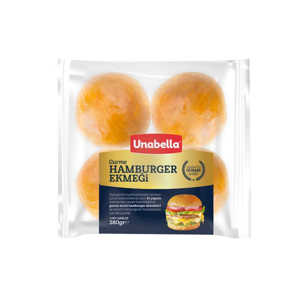 UNABELLA GURME HAMBURGER EKMEĞİ 280 GR