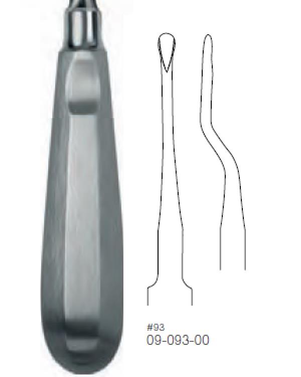 20 Yaş Dişleri L ,Bayonet Distal Bien Elevatör Witzel Fig93 5mm 16cm