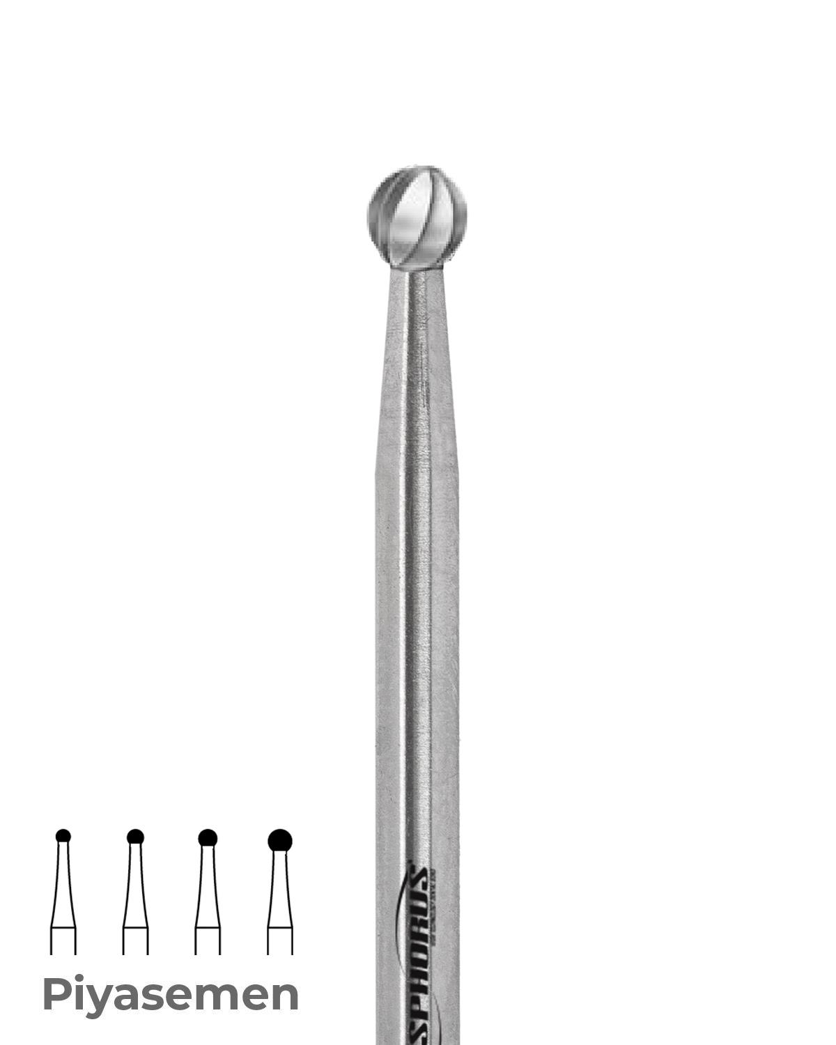500104001Bos Piyesemen Tungsten Karbit Top baş, Rond Cerrahi Kemik Kesici Frez