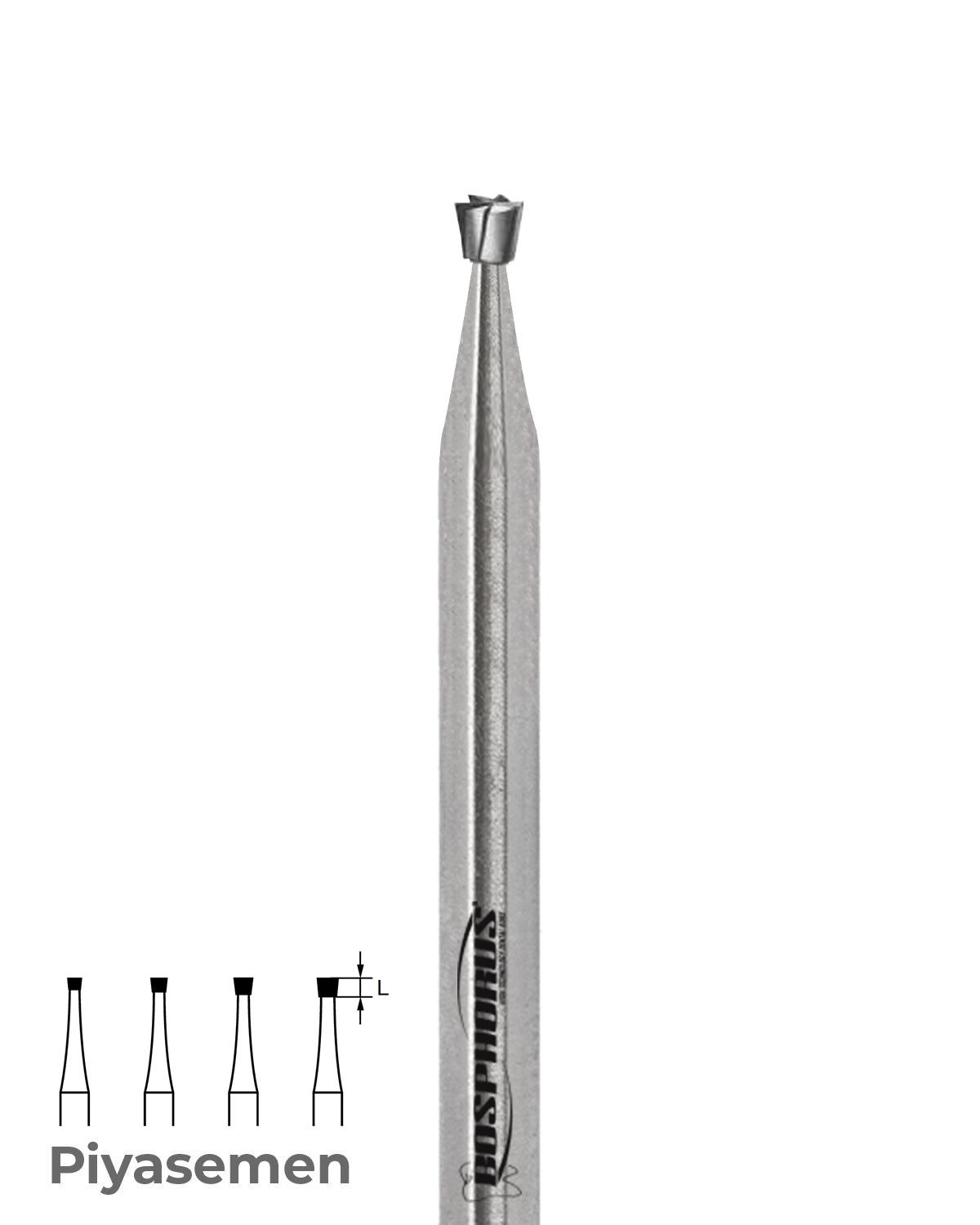 500104010Bos Piyesemen Tungsten Karbit Düz Bitim Silindir, Laboratuvar Frez