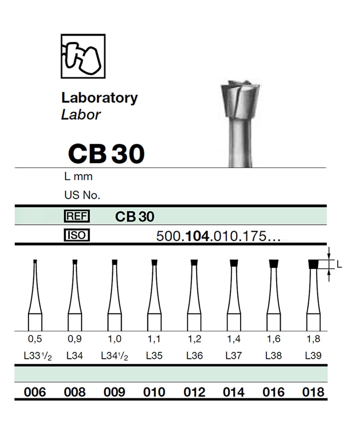 500104010Bos Piyesemen Tungsten Karbit Düz Bitim Silindir, Laboratuvar Frez