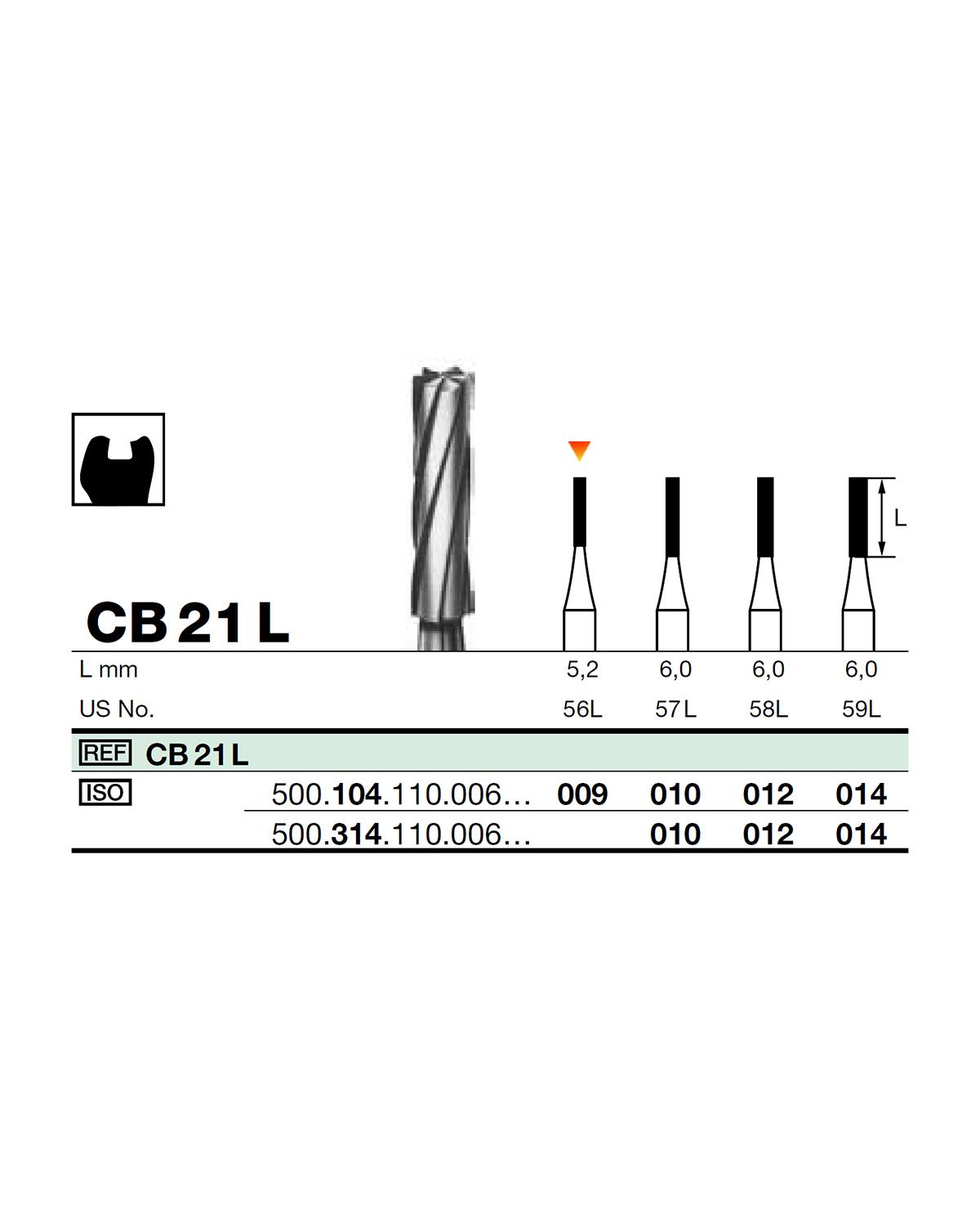 500104110Bos Anguldurva Tungsten Karbit Düz Bitim Silindir Frez