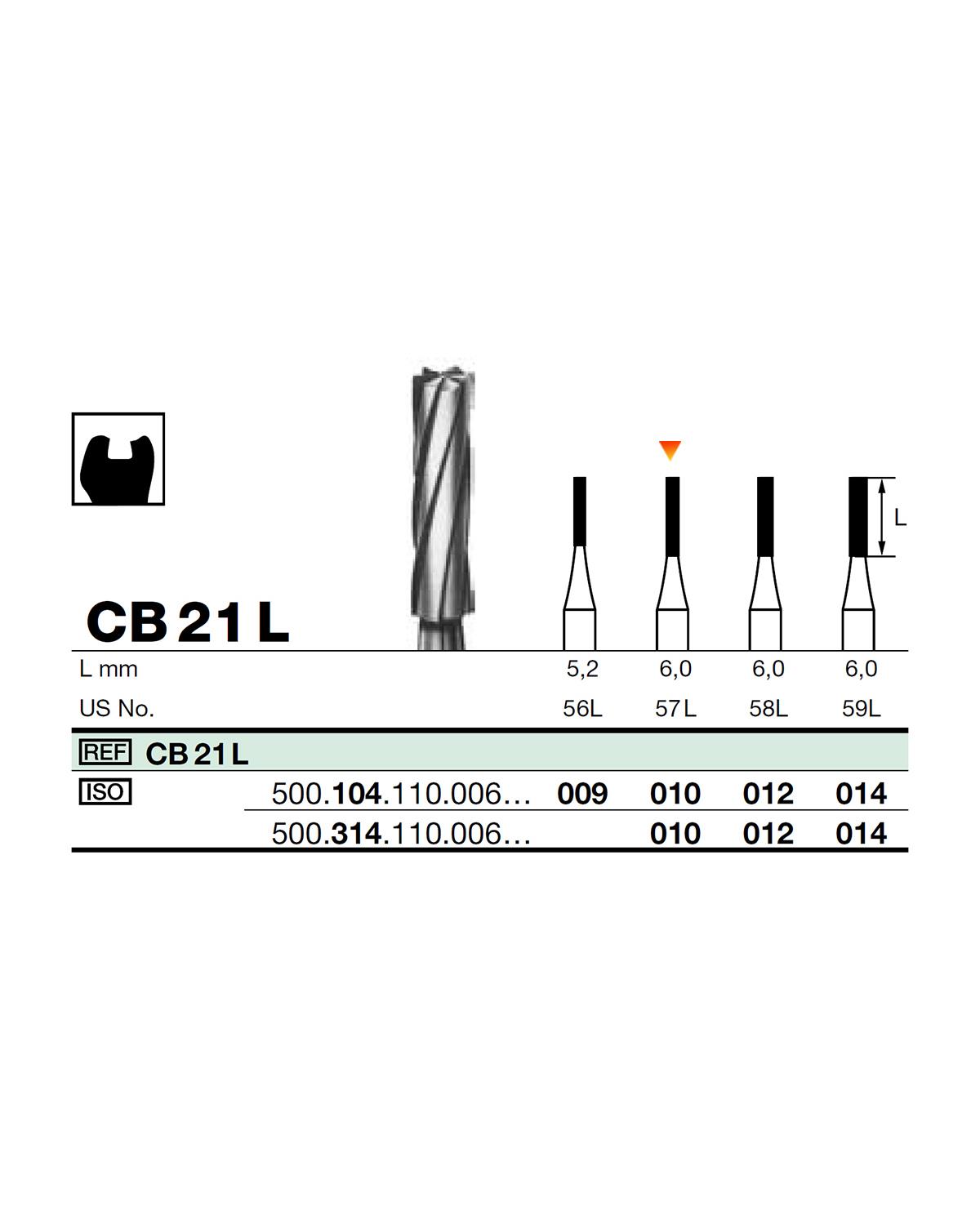 500104110Bos Anguldurva Tungsten Karbit Düz Bitim Silindir Frez