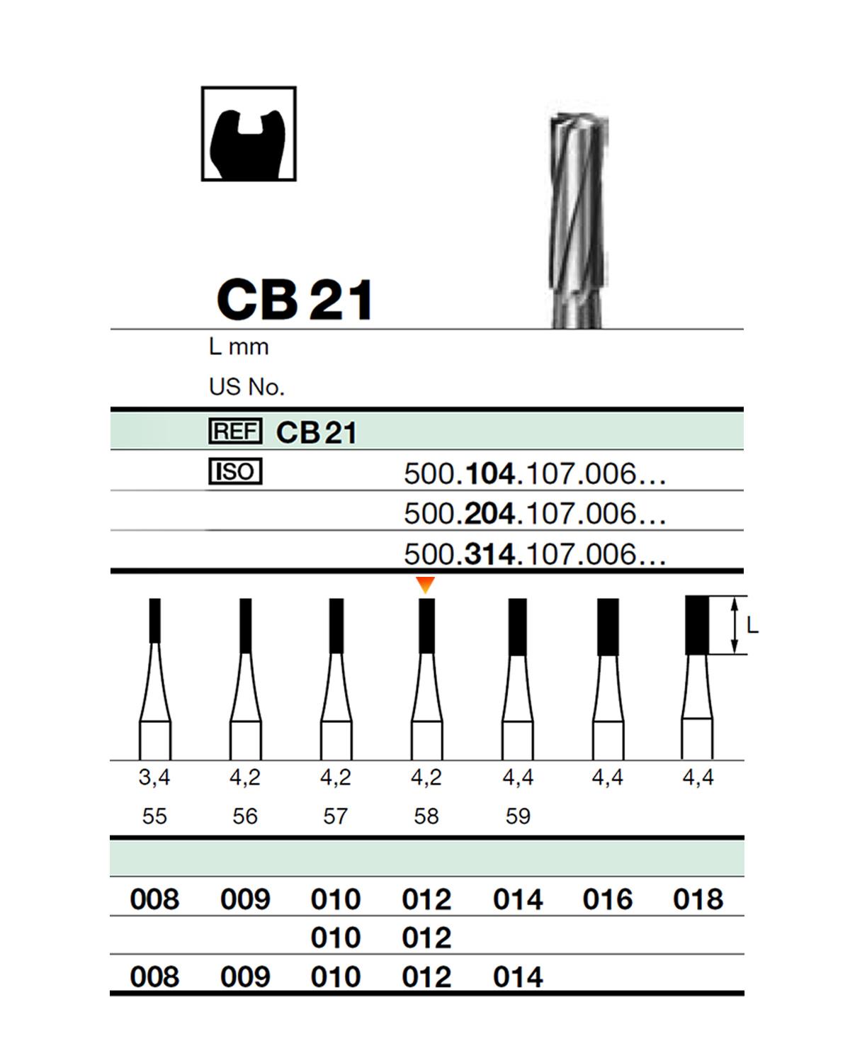 500104110Bos Anguldurva Tungsten Karbit Düz Bitim Silindir Frez