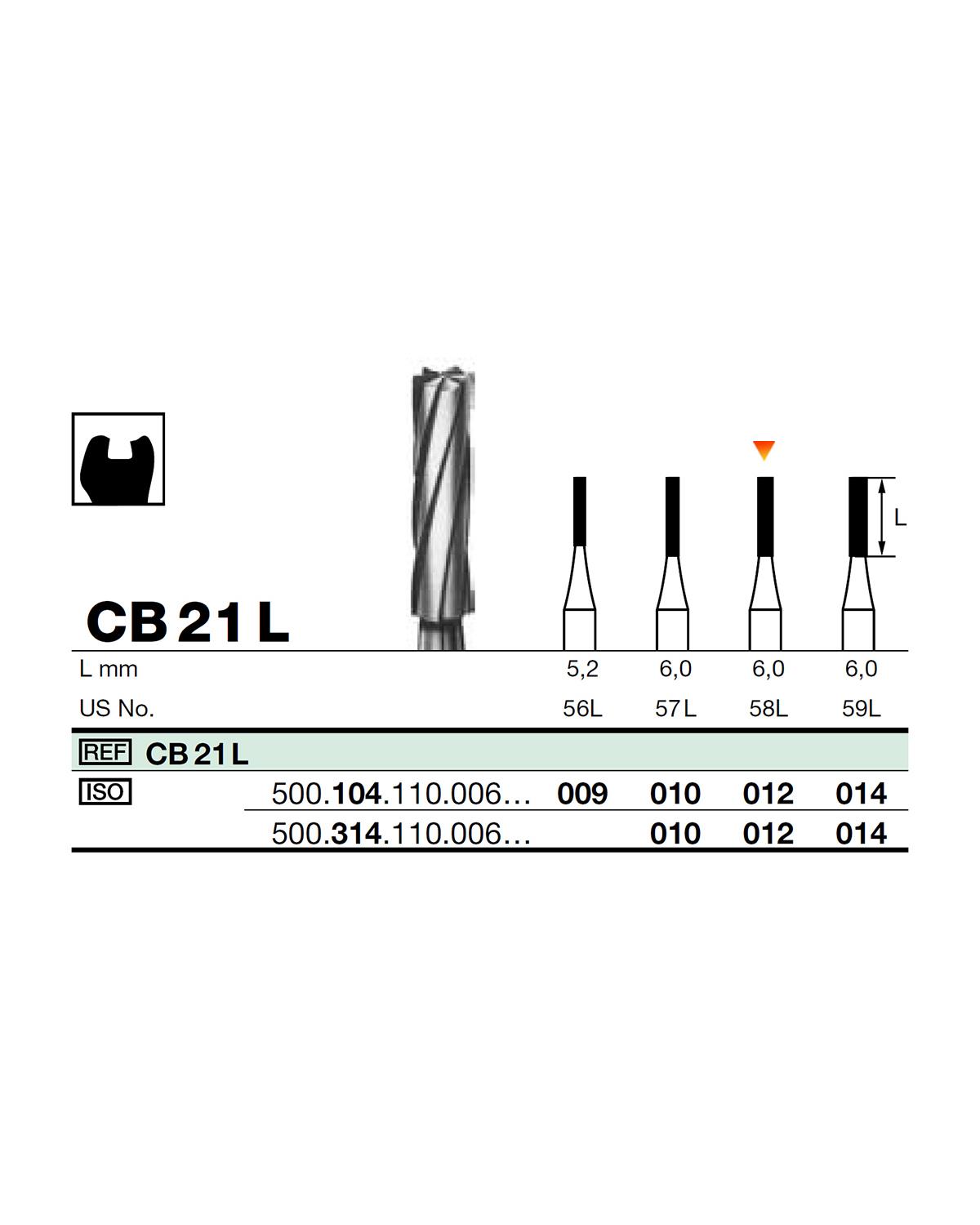 500104110Bos Anguldurva Tungsten Karbit Düz Bitim Silindir Frez