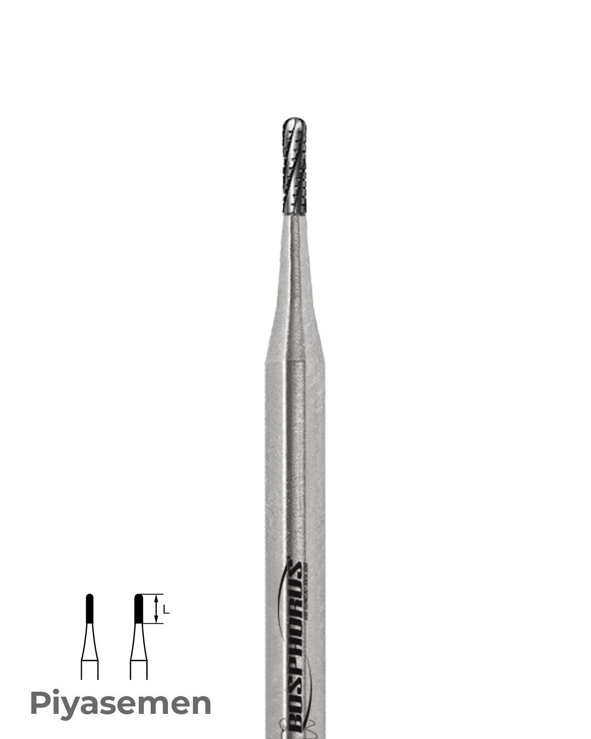 500104137Bos Piyesemen Tungsten Karbit Yuvarlak Bitim Silindir, Laboratuvar Frez