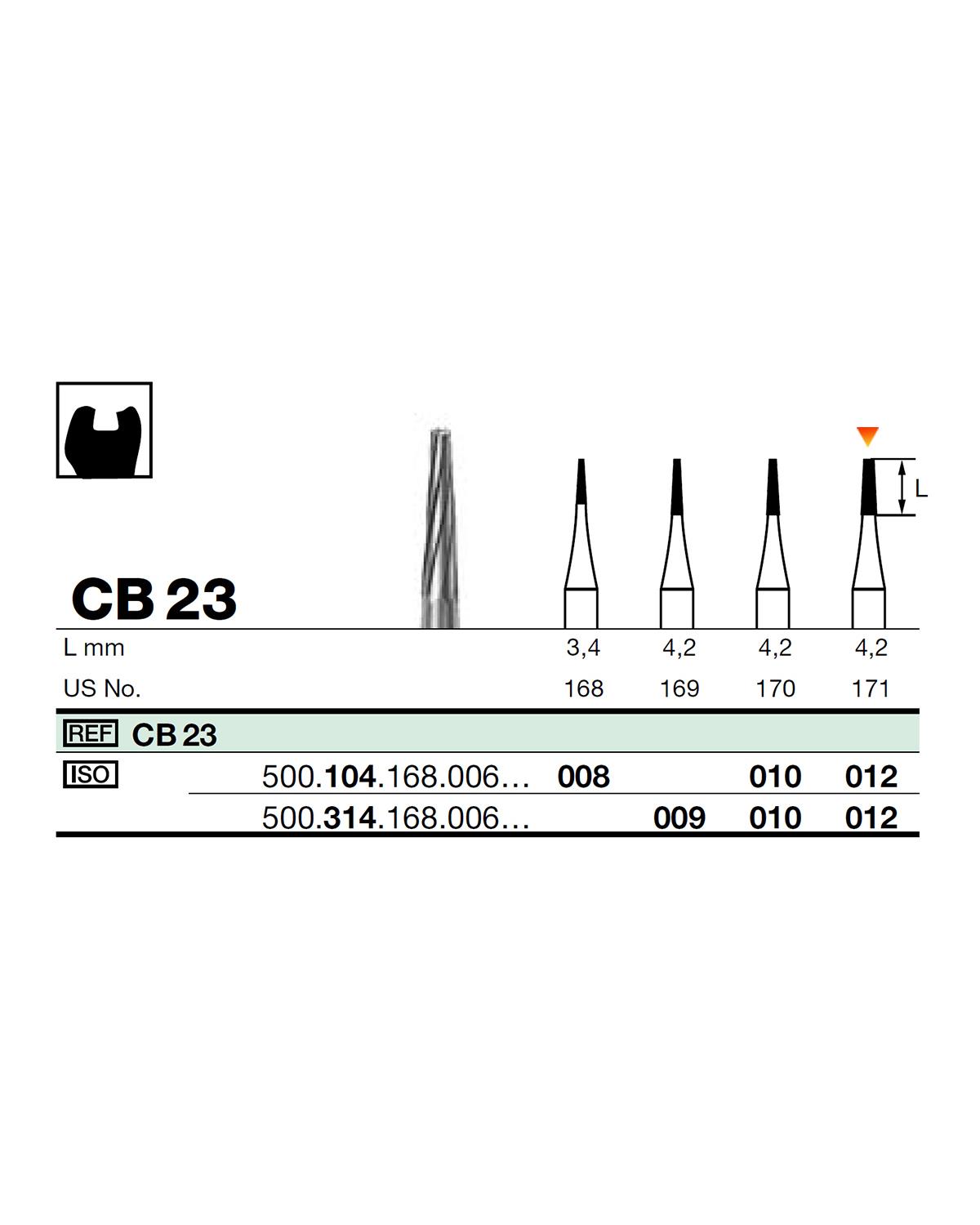 500104168Bos Piyesemen Tungsten Karbit Düz Bitim Konik, Laboratuvar Frez