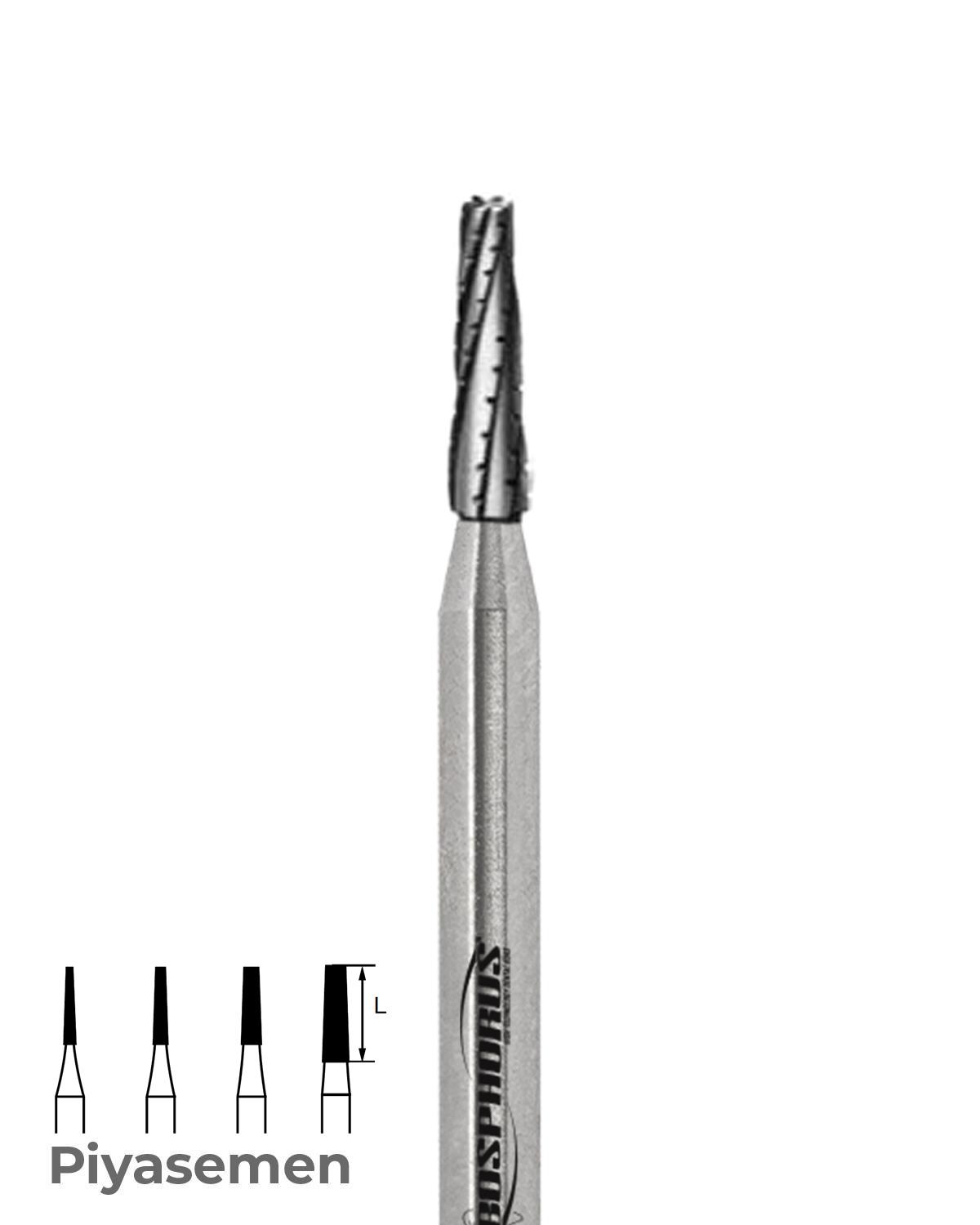 500104171Bos Piyesemen Tungsten Karbit Düz Bitim Konik, Laboratuvar Frez