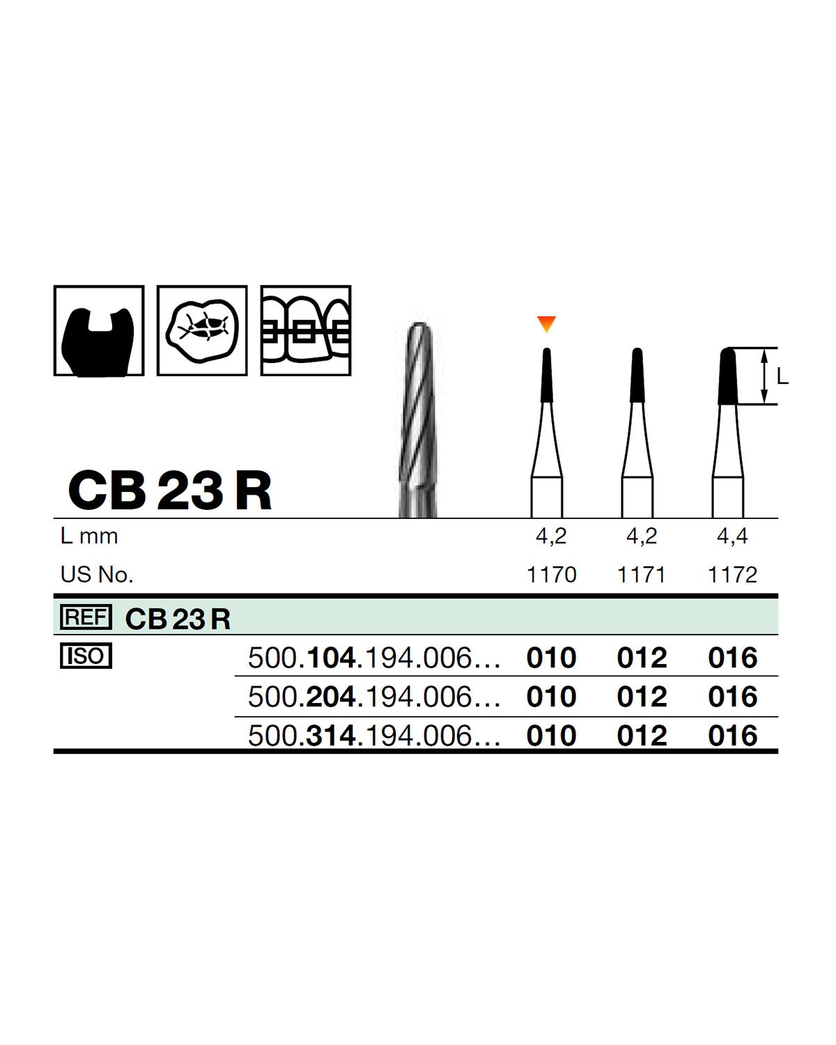 500104194Bos Piyesemen Tungsten Karbit Yuvarlak Bitim Konik, Laboratuvar Frez