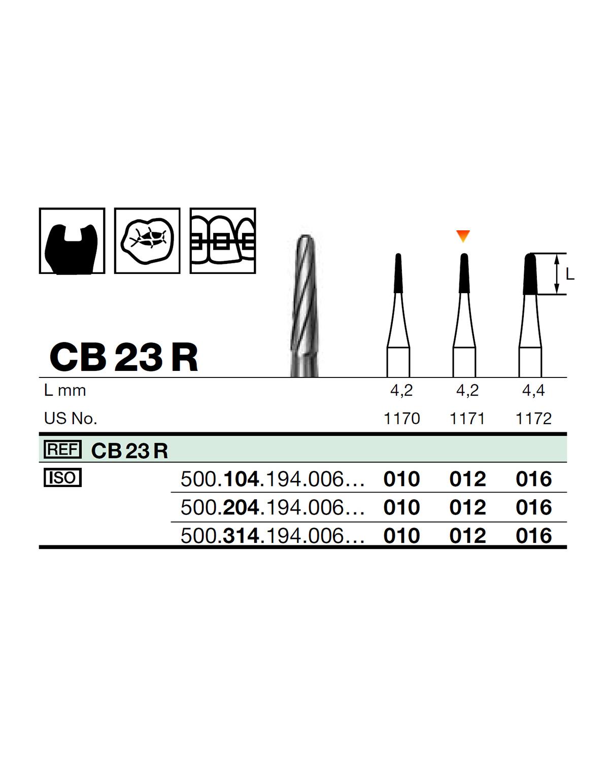 500104194Bos Piyesemen Tungsten Karbit Yuvarlak Bitim Konik, Laboratuvar Frez