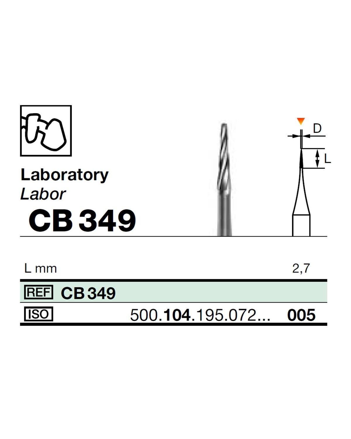 500104195Bos Piyesemen Tungsten Karbit Alev Uçlu, Laboratuvar Frez