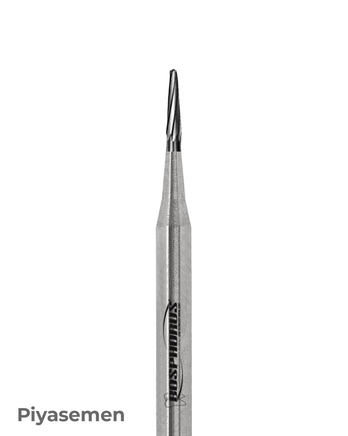 500104196Bos Piyesemen Tungsten Karbit Yuvarlak Bitim Konik, Laboratuvar Frez