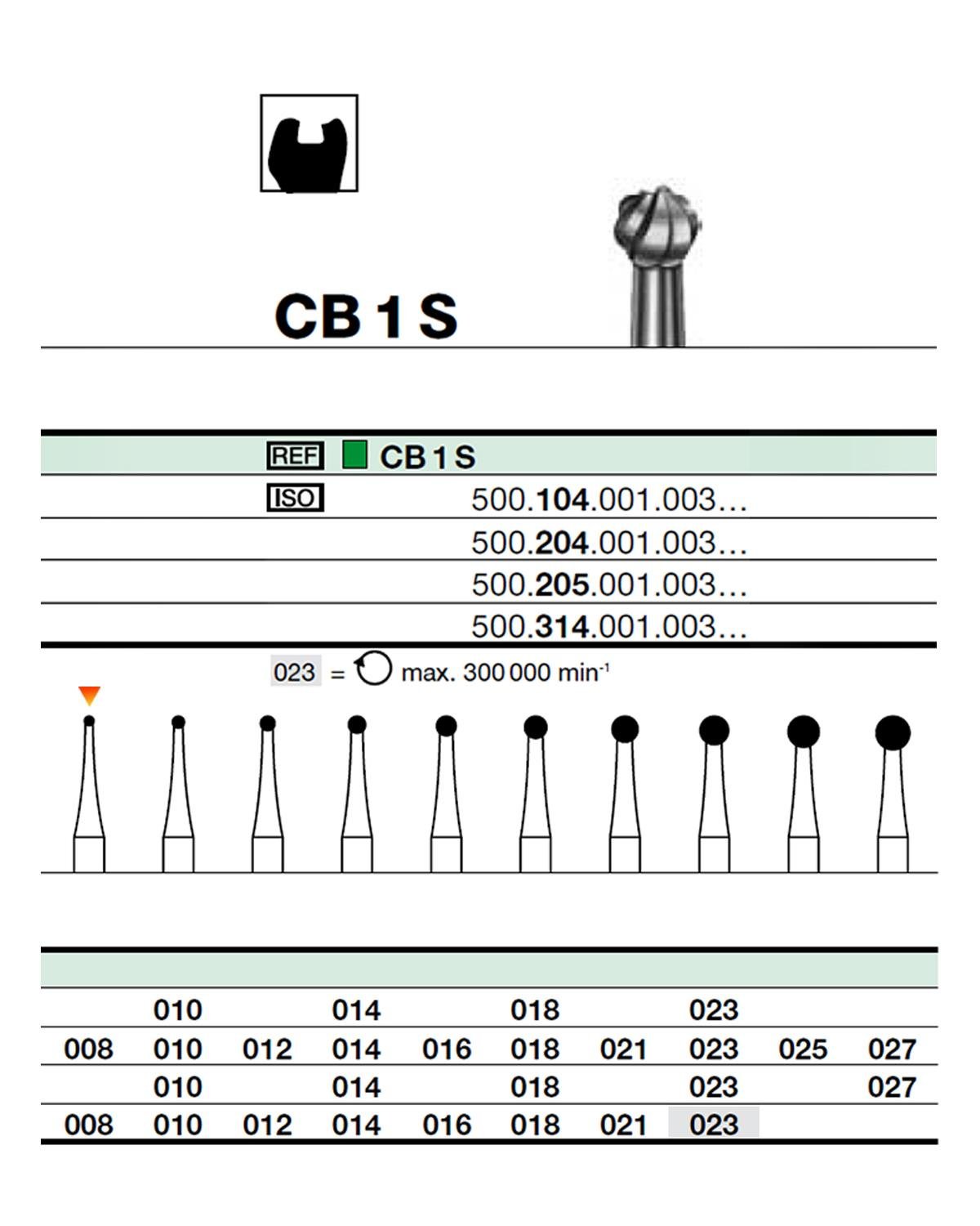 500204001Bos Anguldurva Tungsten Karbit Top baş, Rond Frez