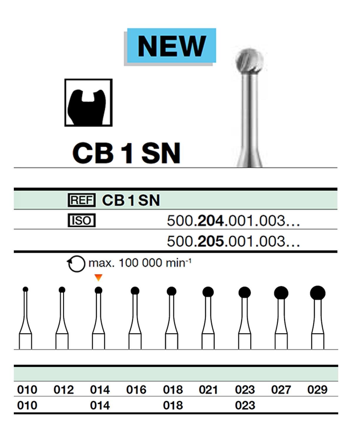 500204001Bos Anguldurva Tungsten Karbit Top baş, Rond Frez
