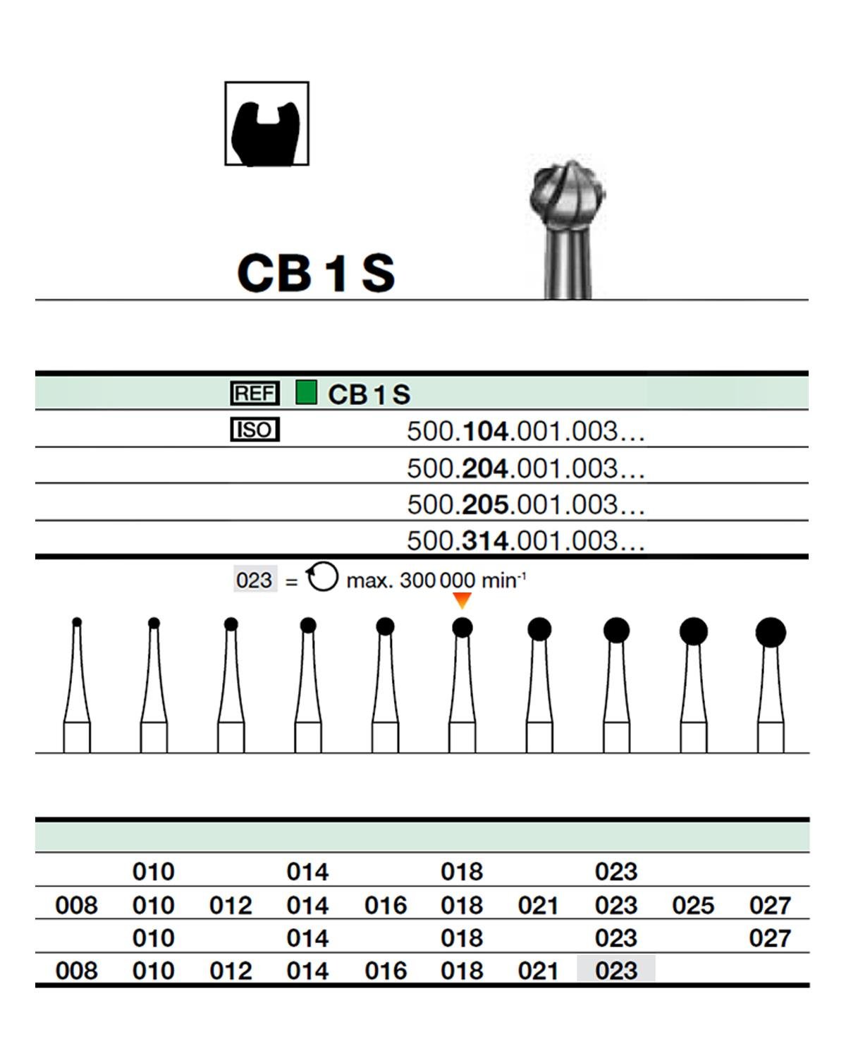 500204001Bos Anguldurva Tungsten Karbit Top baş, Rond Frez