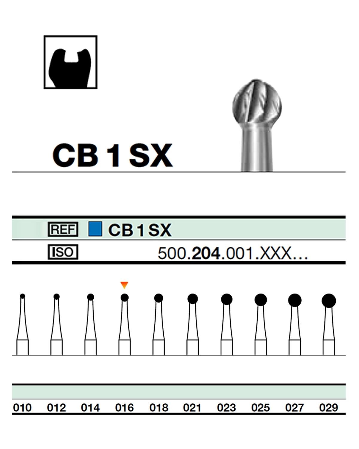 500204001Bos Anguldurva Tungsten Karbit Top baş, Rond Frez