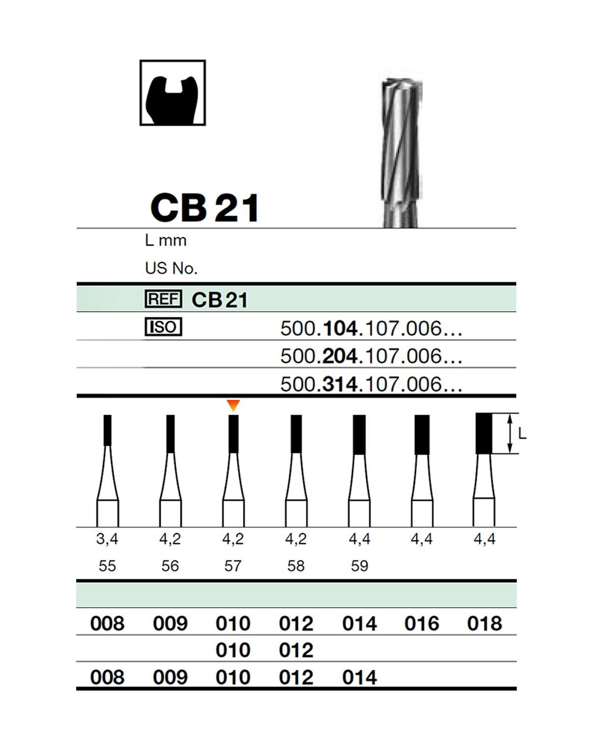 500204110Bos Anguldurva Tungsten Karbit Düz Bitim Silindir Frez
