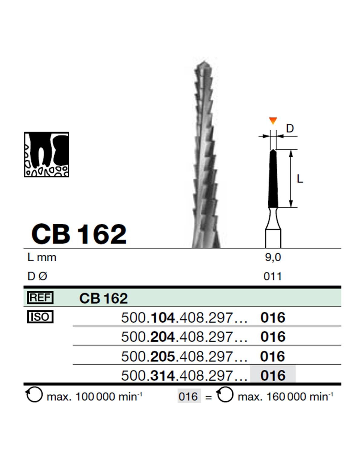 500204408Bos Anguldurva Tungsten Karbit Cerrahi Kemik Kesici Frez, Lindemann Frezi Frez