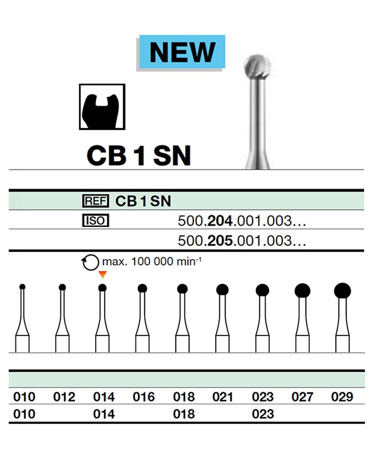 500205001Bos Anguldurva Tungsten Karbit Top baş, Rond Frez