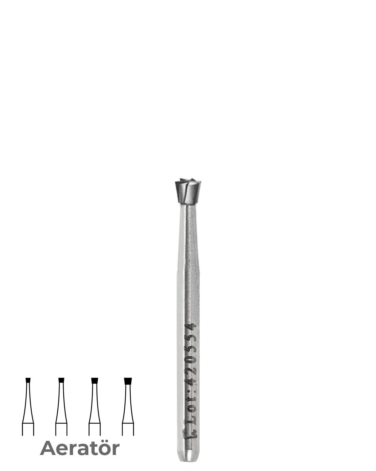 500314010Bos Aeratör Tungsten Karbit Ters Konik Frez