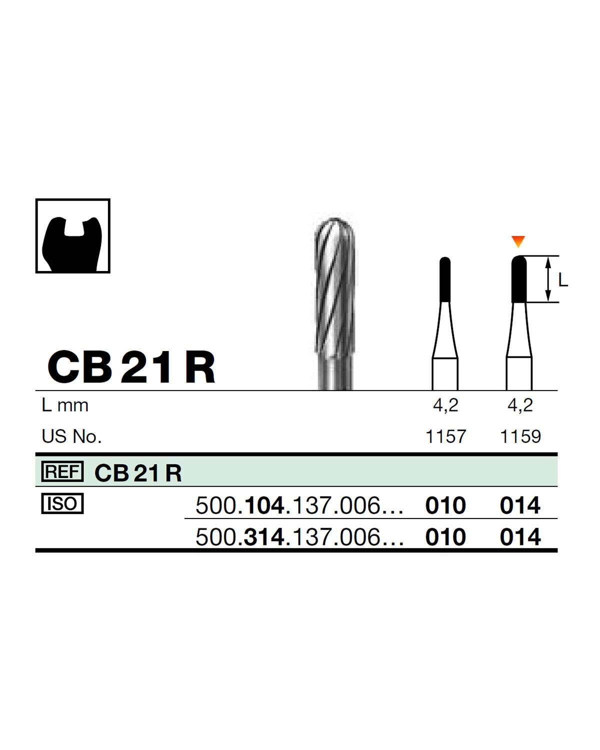 500314137Bos Aeratör Tungsten Karbit Yuvarlak Bitim Silindir Frez