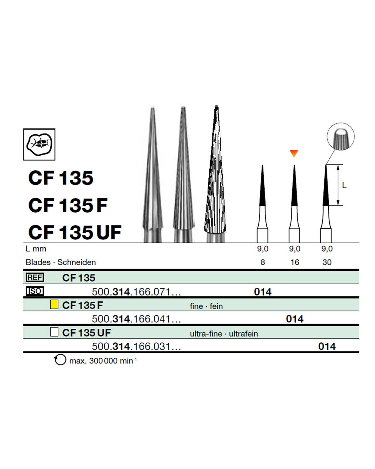 500314166Bos Aeratör Tungsten Karbit Sivri Bitim Konik, Bitirme Frez