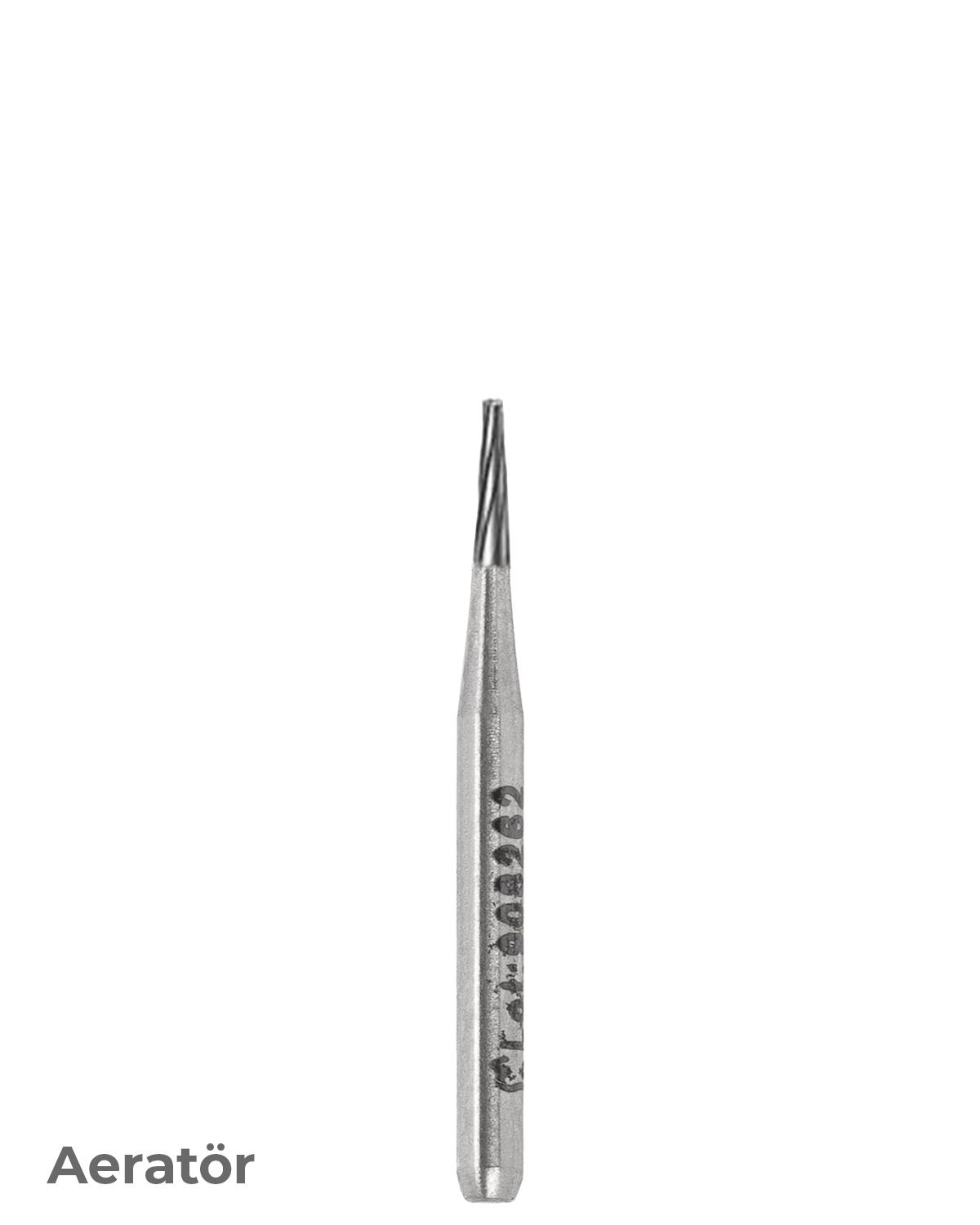 500314168Bos Aeratör Tungsten Karbit Düz Bitim Konik Frez