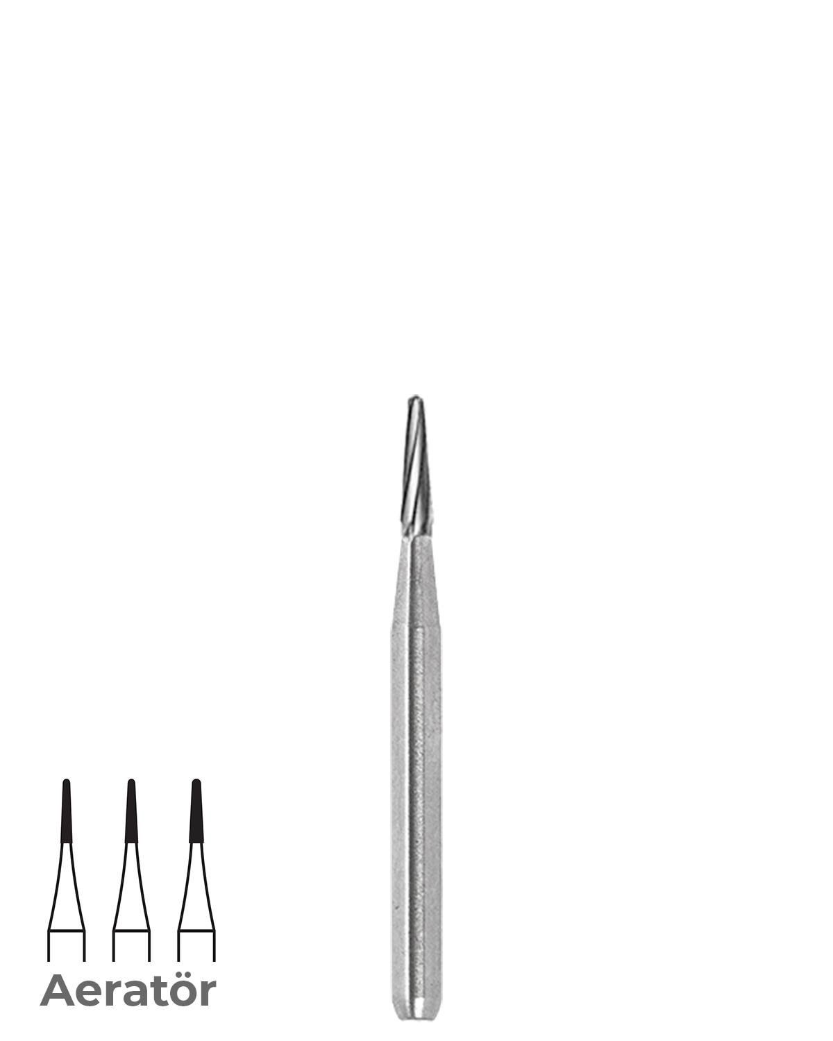500314196Bos Aeratör Tungsten Karbit Yuvarlak Konik Frez