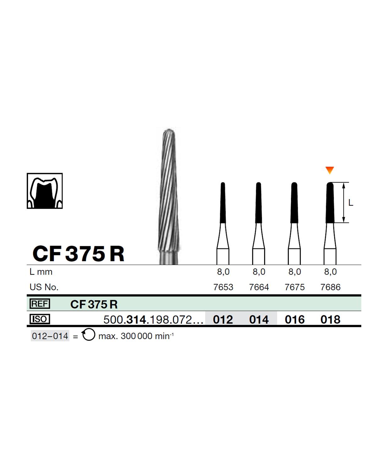 500314198Bos Aeratör Tungsten Karbit Yuvarlak Bitim Konik, Bitirme Frez