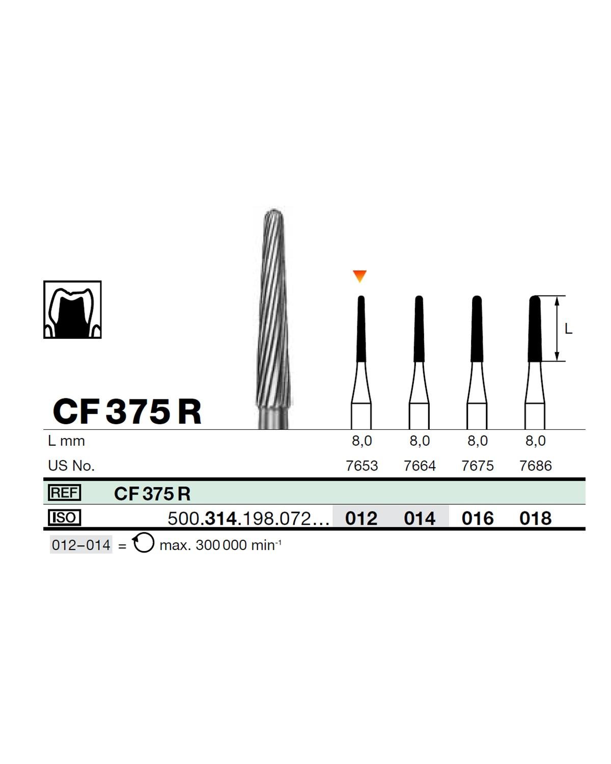 500314198Bos Aeratör Tungsten Karbit Yuvarlak Bitim Konik, Bitirme Frez