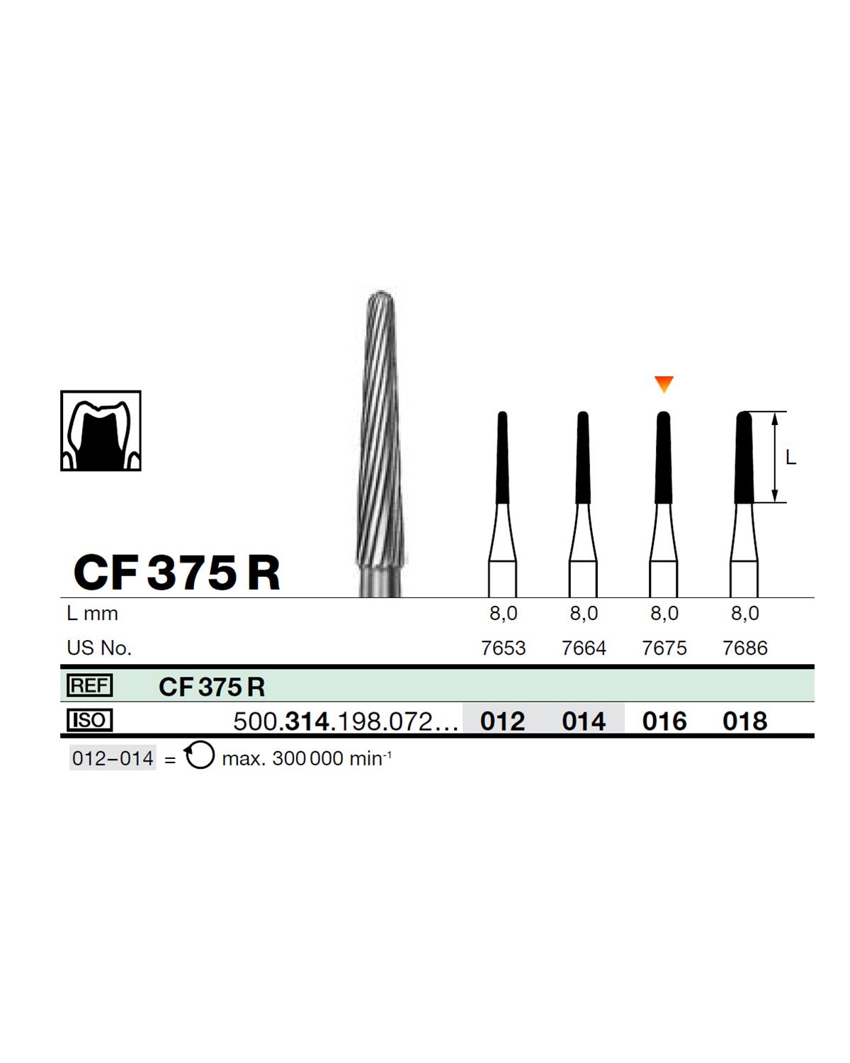 500314198Bos Aeratör Tungsten Karbit Yuvarlak Bitim Konik, Bitirme Frez