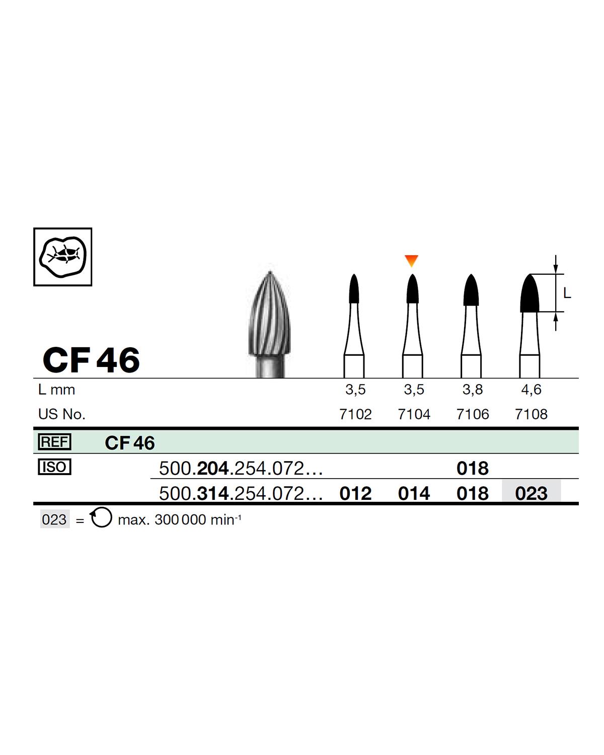 500314254Bos Aeratör Tungsten Karbit Alev Uçlu, Bitirme Frez