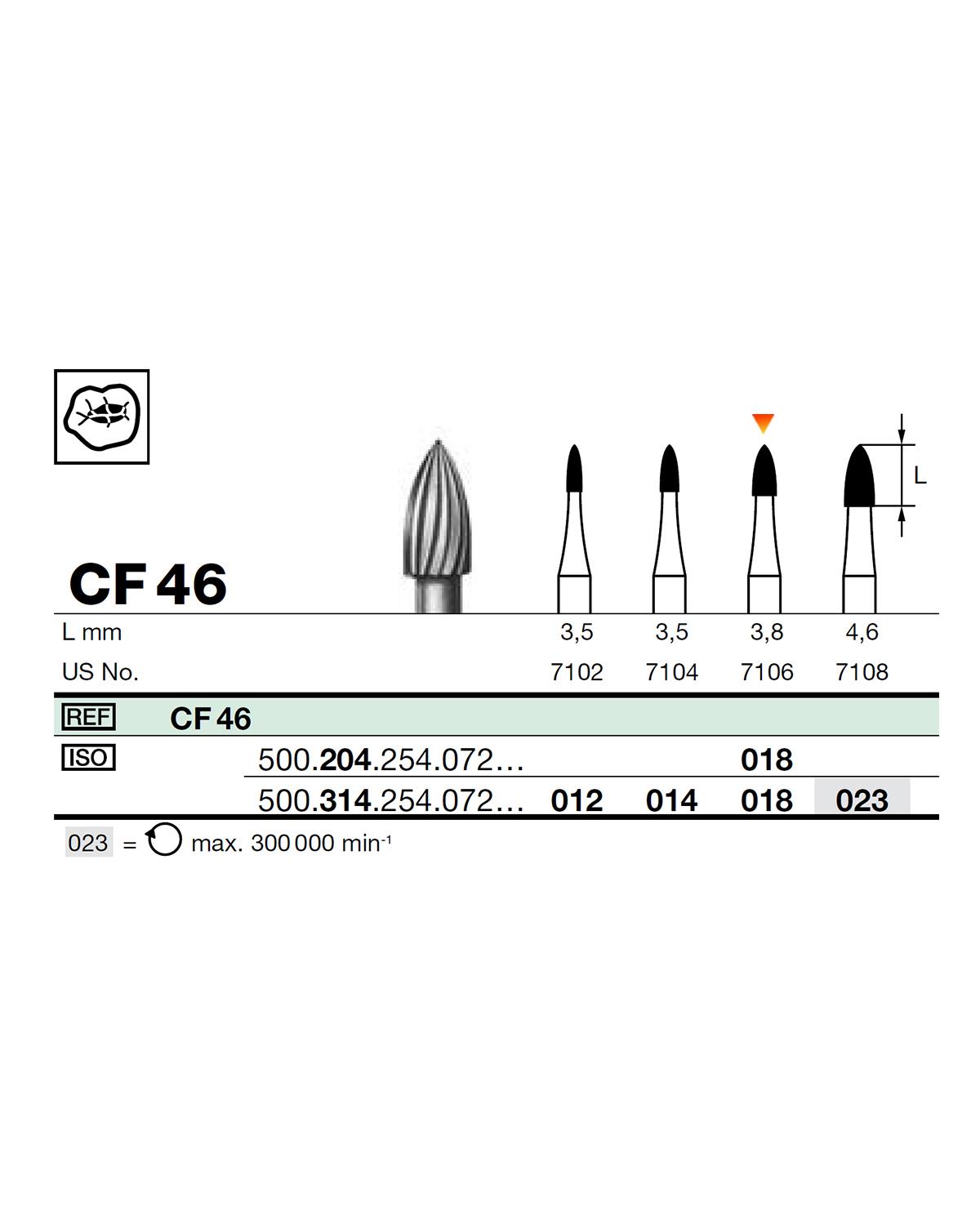 500314254Bos Aeratör Tungsten Karbit Alev Uçlu, Bitirme Frez