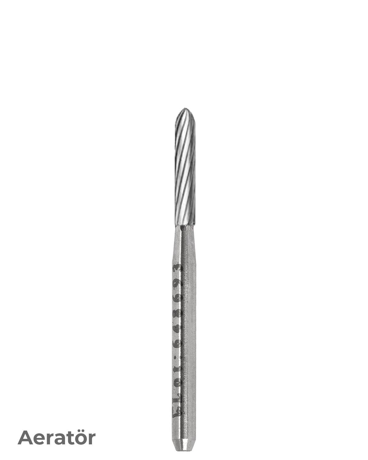 500314289Bos Aeratör Tungsten Karbit Konik Uçlu Silindir, Bitirme Frez