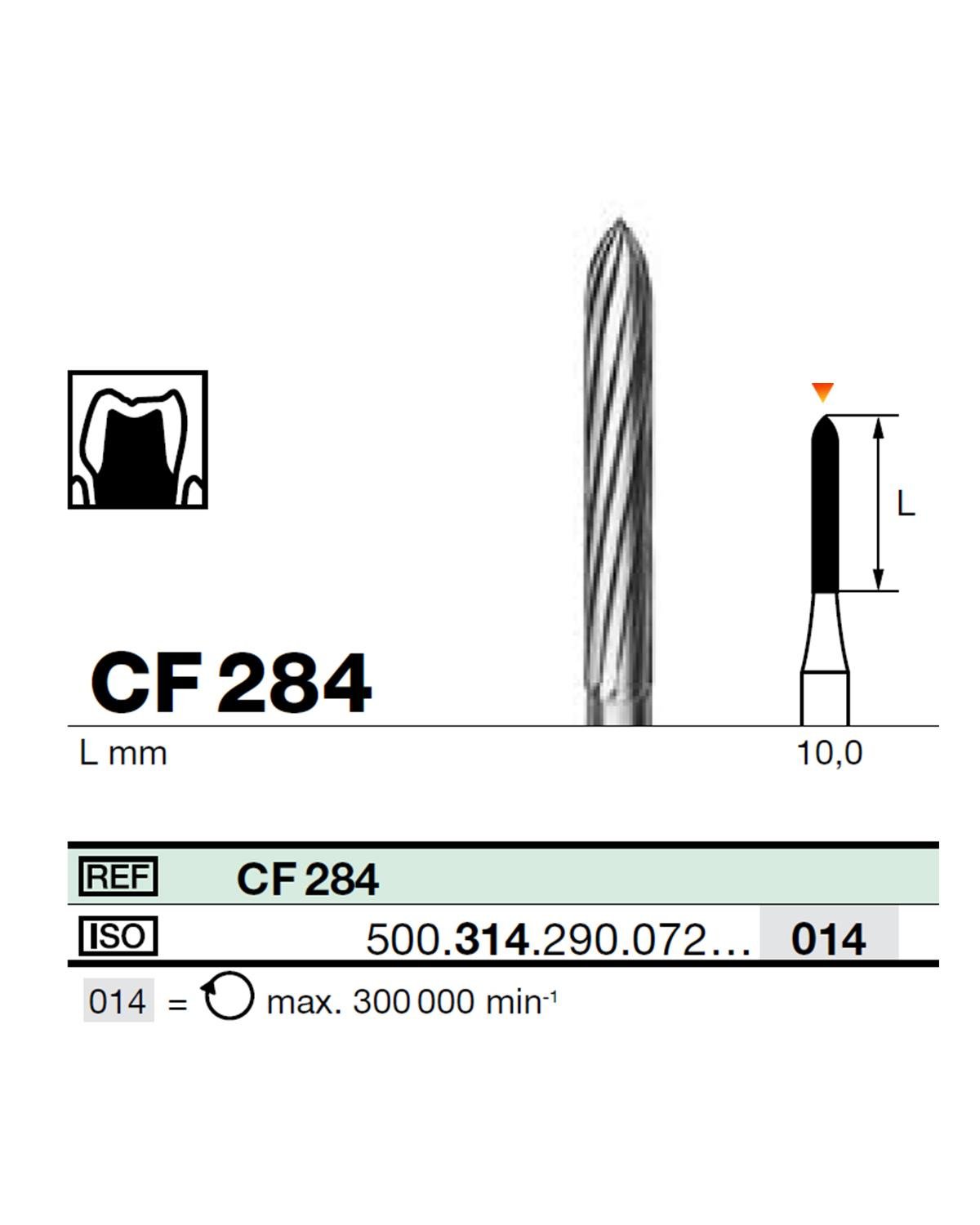 500314290Bos Aeratör Tungsten Karbit Konik Uçlu Silindir, Bitirme Frez