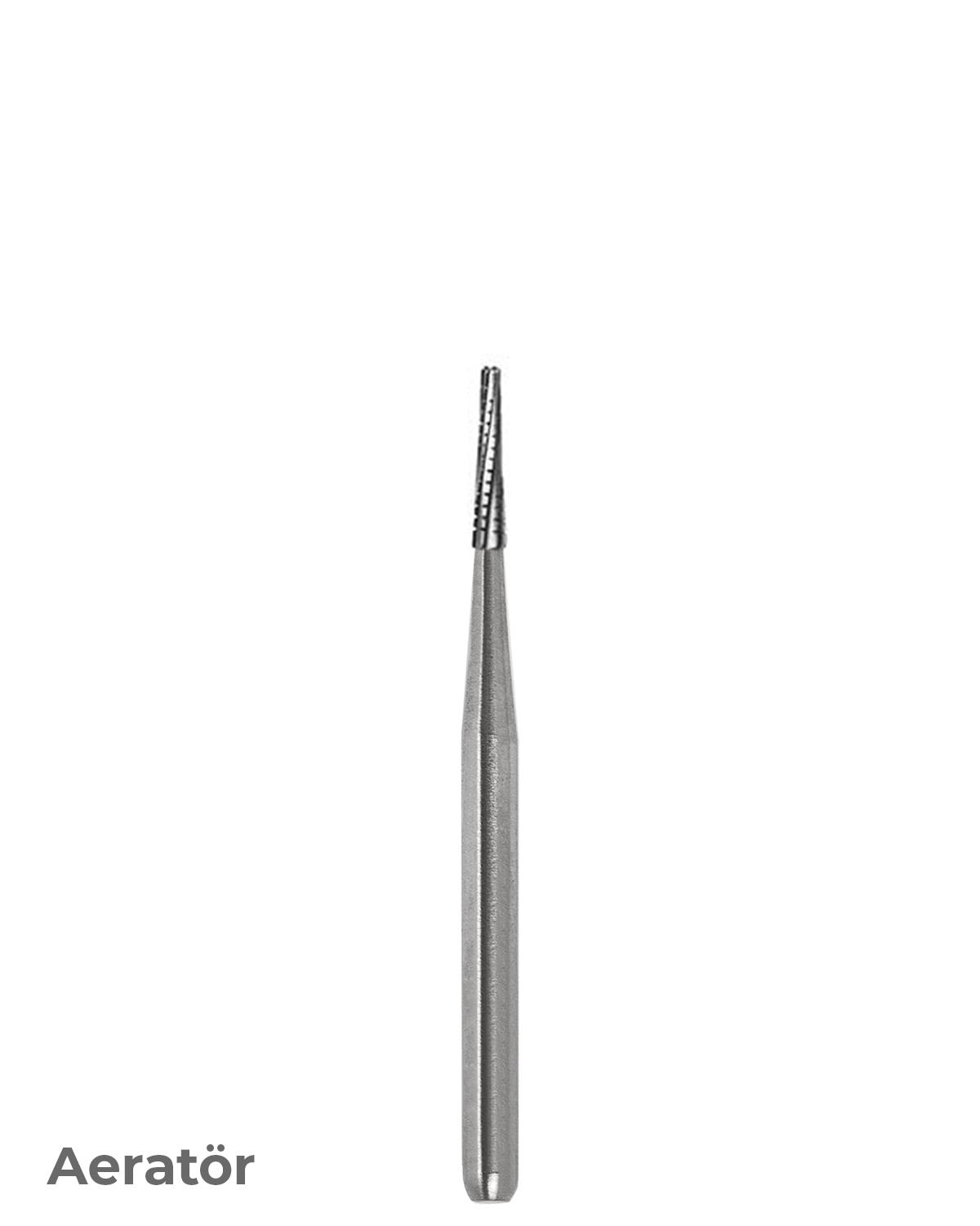 500314415Bos Aeratör Tungsten Karbit Düz Bitim Konik, Cerrahi Kemik Kesici Frez