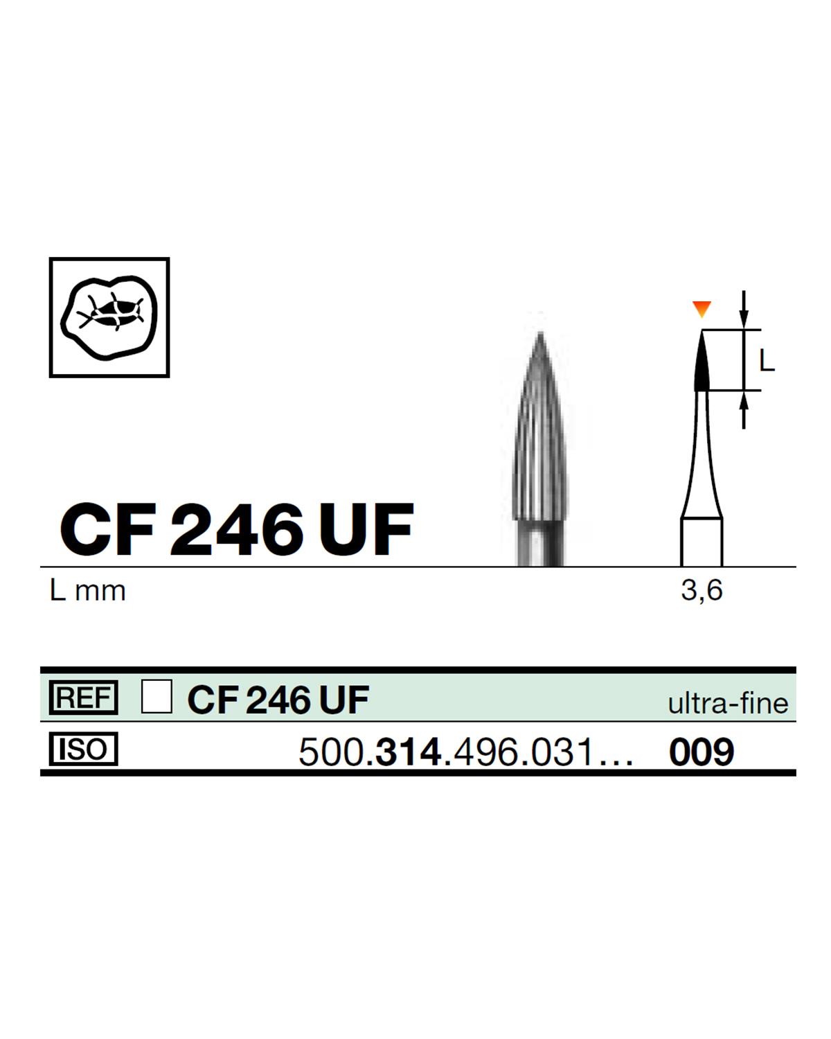 500314496Bos Aeratör Tungsten Karbit Alev Uçlu, Bitirme Frez