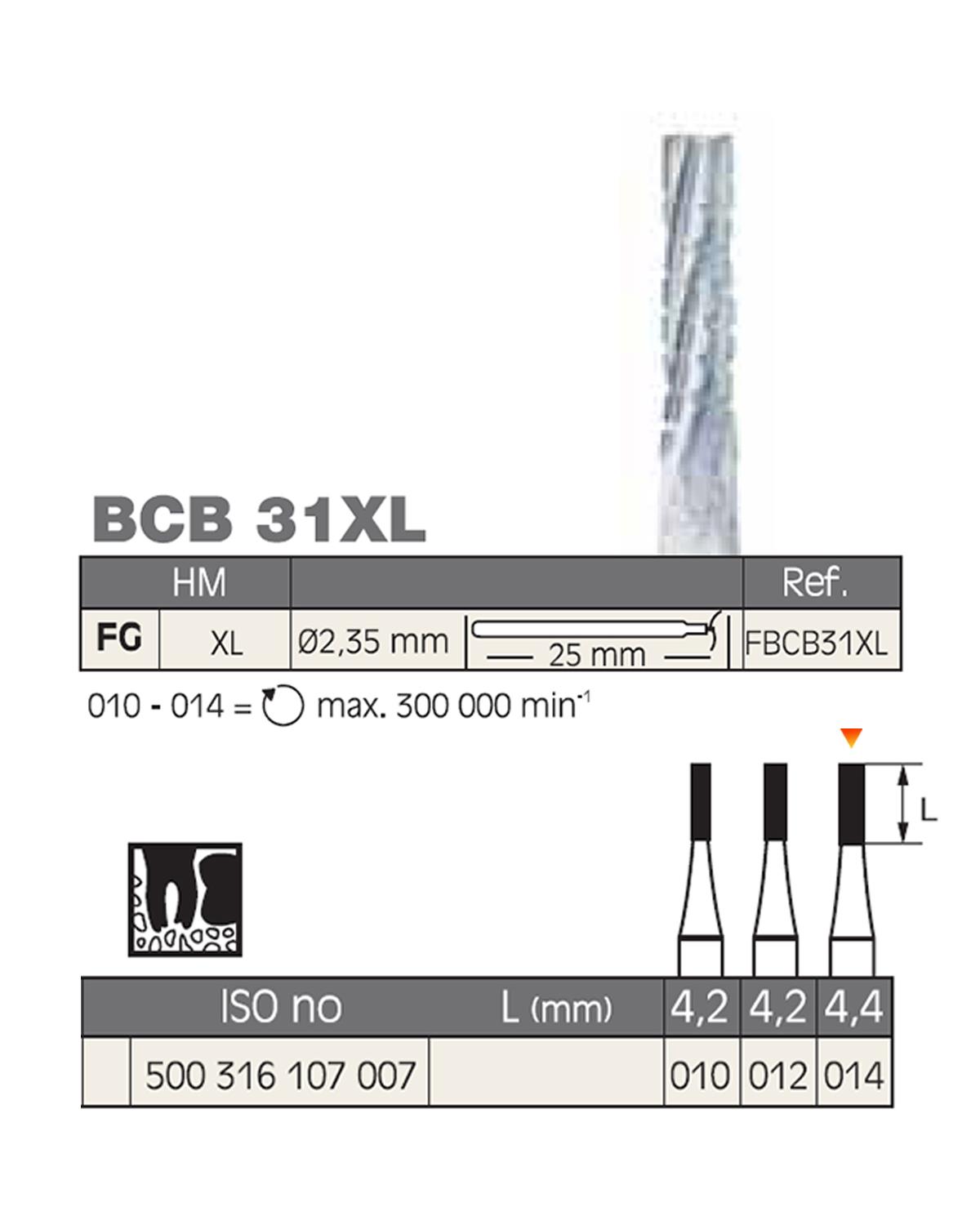 500316107Bos Aeratör Tungsten Karbit Yuvarlak Bitim Silindir Frez